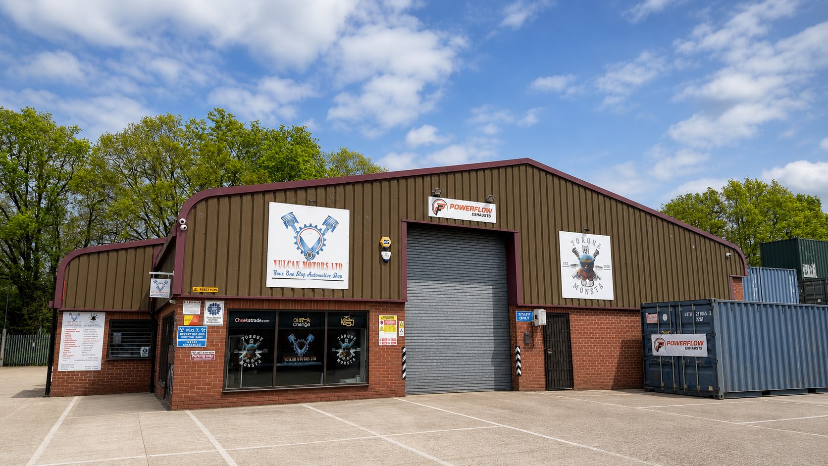 Vulcan Motors and Torque Monsta premises in Sandhurst